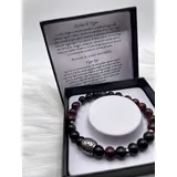 Bracciali elastico uomo pietra e acciaio — foto 3