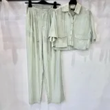 Completo Donna Primavera/Estate Made in Italia Quotidiano Colore Unico Standard — foto 4