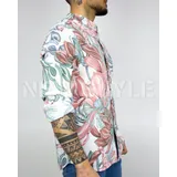 Camicie(U) Uomo Camicia Casual Uomo Estate Made in Italia Quotidiano Colore Unico Standard — foto 4