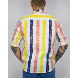 Camicie(U) Uomo Camicia Casual Uomo Estate Made in Italia Quotidiano Colore Unico Standard — foto 4