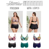 Bikini Donna Quattro stagioni Made in Cina Tempo libero Vari Colori Standard — foto 1