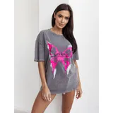T-Shirt Donna Primavera/Estate Made in Cina Quotidiano Vari Colori Oversize — foto 1