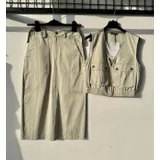 Completo Donna Primavera/Estate Made in Italia Quotidiano Colore Unico Standard — foto 4