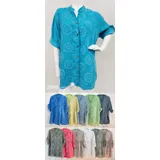Camicie(D) Genere Camicia Donna Primavera/Estate Made in Italia Quotidiano Vari Colori Curvy(taglie forti) — foto 1