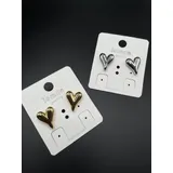 Orecchini cuore in acciaio inox — foto 1