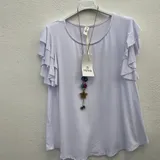 T-Shirt & Top(D) Genere T-Shirt Donna Estate Made in Italia Tempo libero Colore Unico Standard Monocromo — foto 5