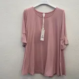T-Shirt & Top(D) Genere T-Shirt Donna Estate Made in Italia Tempo libero Colore Unico Standard — foto 4