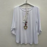 T-Shirt & Top(D) Genere T-Shirt Donna Estate Made in Italia Tempo libero Colore Unico Standard — foto 1