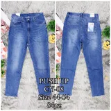 Jeans Skinny Donna Primavera/Estate Made in Cina Tempo libero Colore Unico Curvy(taglie forti) — foto 1