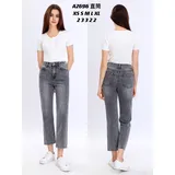 Jeans Slim Fit Donna Primavera/Estate Made in Cina Tempo libero Colore Unico Standard — foto 1