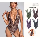 Costumi Interi Donna Estate Made in Cina Quotidiano Vari Colori Standard — foto 4