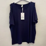 T-Shirt & Top(D) Genere T-Shirt Donna Estate Made in Italia Tempo libero Colore Unico Standard — foto 6