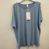 T-Shirt & Top(D) Genere T-Shirt Donna Estate Made in Italia Tempo libero Colore Unico Standard — foto 3