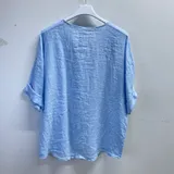 T-Shirt & Top(D) Genere Donna Primavera/Estate Made in Italia Quotidiano Vari Colori Oversize — foto 4