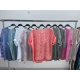 T-Shirt & Top(D) Genere Donna Primavera/Estate Made in Italia Quotidiano Vari Colori Oversize — foto 4