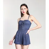 Tuta Jumpsuit Donna Primavera/Estate Made in Italia Quotidiano Colore Unico Standard — foto 1