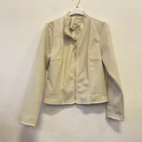 Giacche(D) Genere Giacca di Pelle Giacca Donna Quattro stagioni Made in Italia Quotidiano Colore Unico Standard Monocromo — foto 3