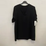 Curvy nome Genere T-shirt Donna Estate Made in Italia Quotidiano Colore Unico Oversize — foto 4