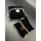 Bracciali acciaio inox ciondoli cuore — foto 1