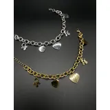 Bracciali acciaio inox ciondoli cuore — foto 3