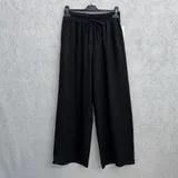 Pantaloni(D) Genere Pantaloni Donna Primavera/Estate Made in Italia Quotidiano Colore Unico Curvy(taglie forti) Lacci — foto 5