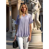 Vestiti Genere Vestiti Donna Estate Made in Italia Tempo libero Colore Unico Standard Lino — foto 1