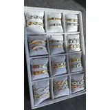 Bracciali 24pz in acciaio rigido SET CON ESPOSITORE — foto 5