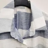Camicia Camicia Donna Estate Made in Italia Tempo libero Righe Lino — foto 4
