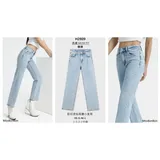 Jeans Slim Fit Donna Primavera/Estate Made in Cina Tempo libero Colore Unico Standard — foto 1