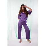 Pantaloni Donna Primavera/Estate Made in Italia Quotidiano Vari Colori Standard Raso — foto 4