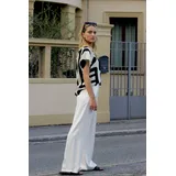 Pantaloni Donna Primavera/Estate Made in Italia Quotidiano Vari Colori Standard Raso — foto 1