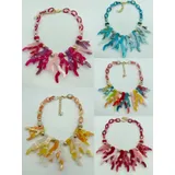 Collana Primavera/Estate Made in Cina Da festa Vari Colori — foto 1