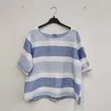 T-Shirt Donna Estate Made in Italia Tempo libero Standard Righe — foto 1