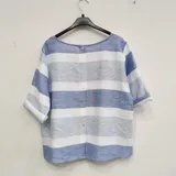 T-Shirt Donna Estate Made in Italia Tempo libero Standard Righe — foto 3
