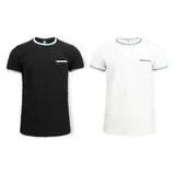 T-shirt Uomo Uomo Primavera/Estate Made in Bangladesh Quotidiano Vari Colori Standard — foto 1