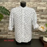 Camicie(U) Uomo Camicia Casual Uomo Estate Made in Italia Quotidiano Colore Unico Standard — foto 1