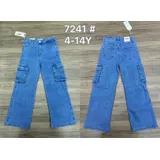 Pantaloni(B) Bambini Pantaloni Jeans Bambina Primavera/Estate Made in Cina Quotidiano Vari Colori Standard — foto 1