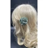 Donna Spilla/molletta capelli stoffa fiore — foto 4