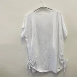 Curvy nome Genere T-shirt Donna Estate Made in Italia Quotidiano Colore Unico — foto 3