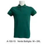 Polo Uomo Quattro stagioni Made in Cina Tempo libero Vari Colori Standard Bottoni — foto 1
