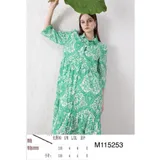 Vestiti Donna Primavera/Estate Made in Cina Quotidiano Colore Unico Standard Stampata Cotone — foto 1