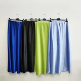 Gonna lunga Donna Estate Made in Italia Tempo libero Colore Unico Standard — foto 3