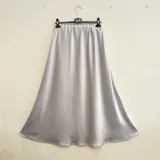 Gonna lunga Donna Estate Made in Italia Tempo libero Colore Unico Standard — foto 5