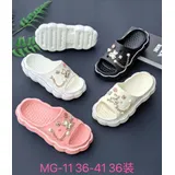 Ciabatte&Zoccoli(D) Genere Ciabatte Donna Estate Made in Cina Quotidiano Plateau Anteriore Tonda — foto 1
