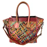 Borsa Spalla Donna Quattro stagioni Made in Italia Quotidiano Vari Colori Cerniera lampo — foto 4