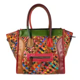 Borsa Spalla Donna Quattro stagioni Made in Italia Quotidiano Vari Colori Cerniera lampo — foto 1