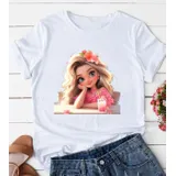 T-Shirt & Top(D) Genere T-Shirt Donna Primavera/Estate Made in Cina Quotidiano Colore Unico Standard — foto 1