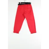 Pantaloni Boyfriend in Cotone con Cintura — foto 3