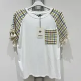 T-Shirt & Top(D) Genere T-Shirt Donna Estate Made in Italia Quotidiano Vari Colori Standard — foto 1