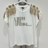 T-Shirt & Top(D) Genere T-Shirt Donna Estate Made in Italia Quotidiano Vari Colori Standard — foto 1